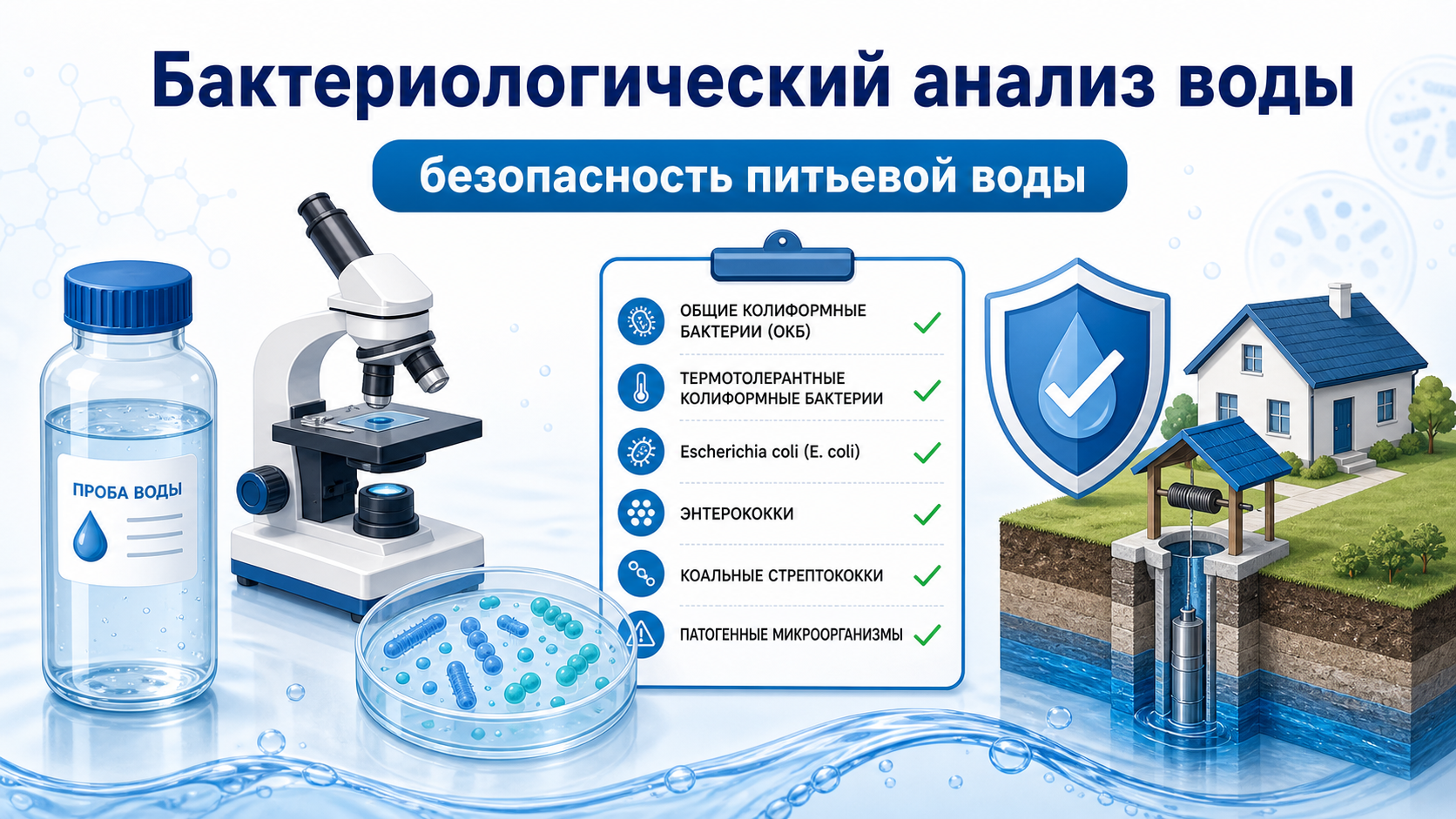 Бактериологический анализ воды